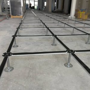 Direzionale a Bedizzole - Posa di struttura per pavimenti galleggianti